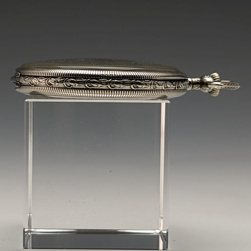 古董 ELECTION 懷錶銀色側開面效果很好